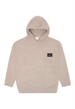 The New Larouse knit hoodie - Oatmeal